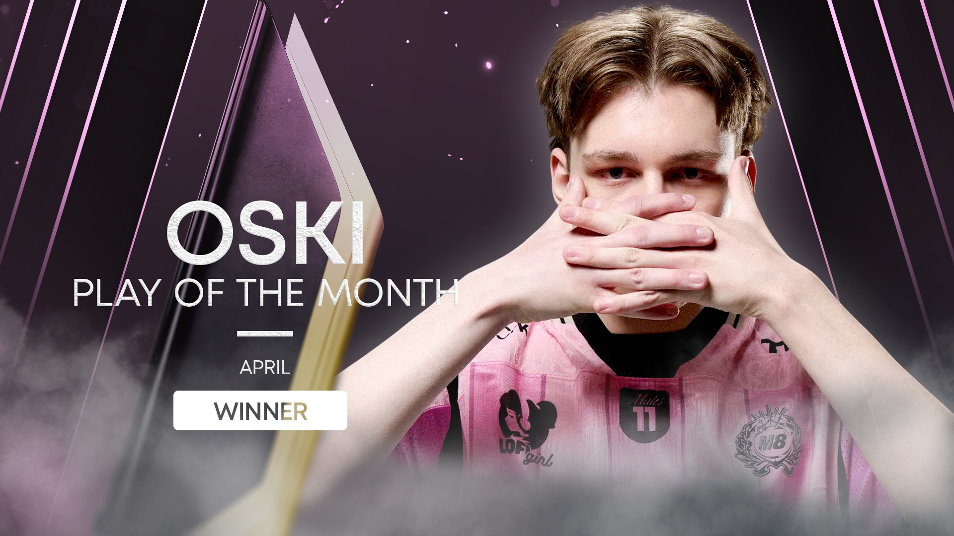 Gentle Mates’ Oski wins April 2026 Esports Play of the Month with stunning solo goal against Vitality in Rocket League