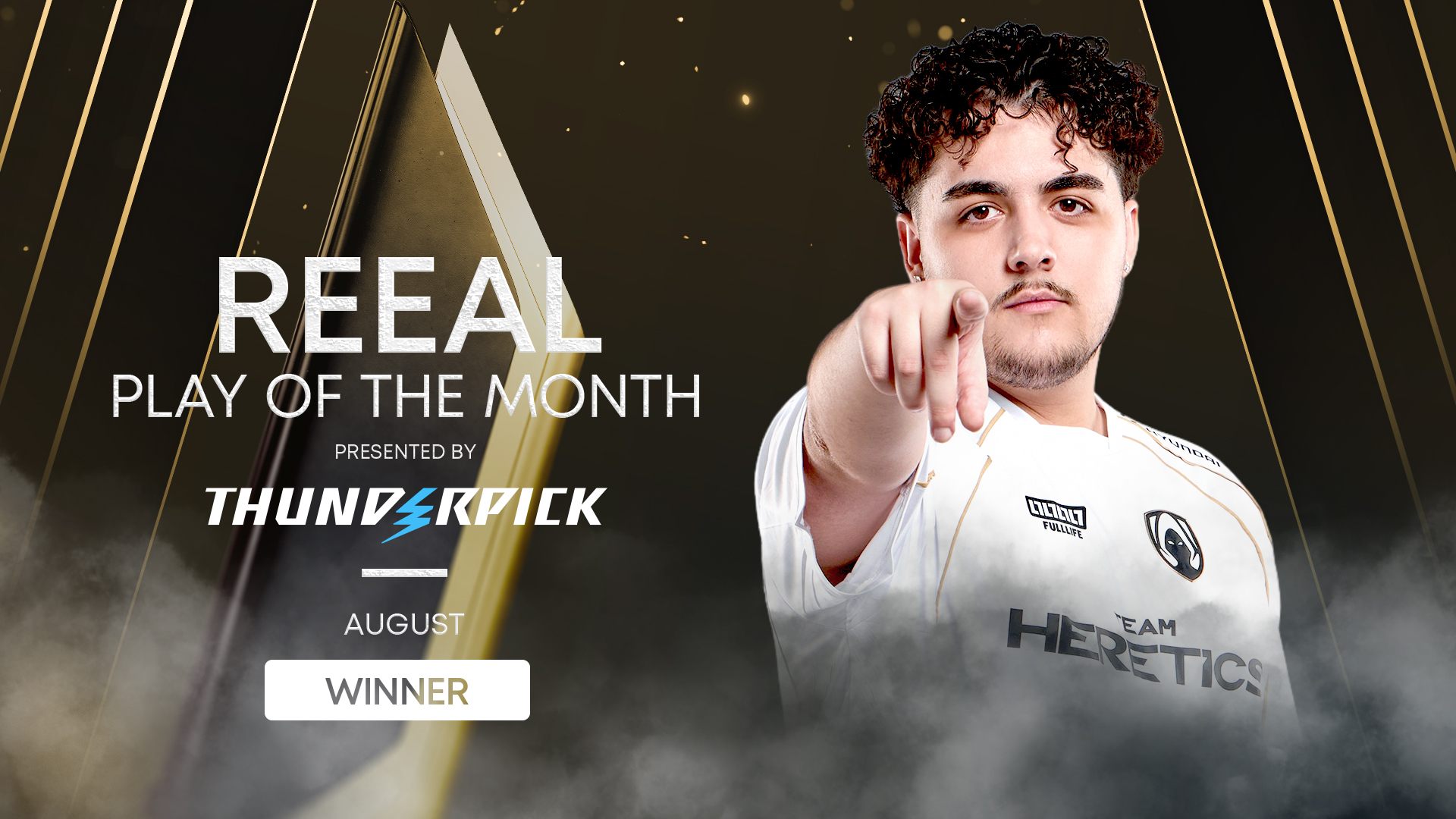 Team Heretics’ ReeaL wins August 2026 Esports Play of the Month with incredible 1v3 clutch at the Esports World Cup